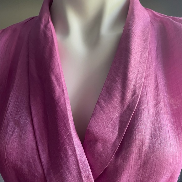 COPY - Unique 21 Pink Satin Mini Dress - Picture 5 of 10